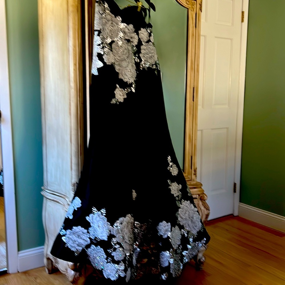 Elegant off the shoulder Jovani ball gown